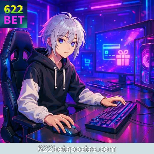 Imagem promovendo bônus 622BET com recompensas imperdíveis.