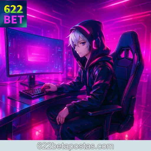 Visual apresentando slots populares da 622BET com jackpots progressivos e oportunidades de ganhos altos.