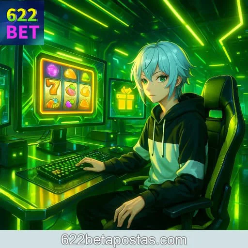 Imagem promovendo o canal oficial da 622BET no Telegram